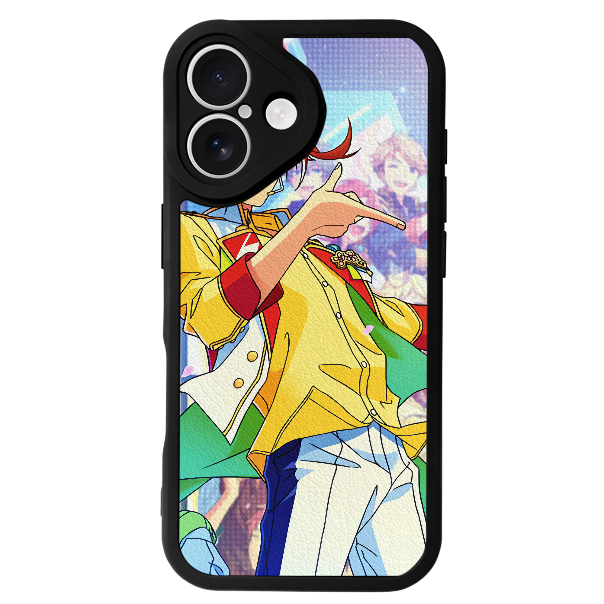 （画像用） あんさんぶるスターズ! Ensemble Stars 【iPhone 16シリーズ対応】シリコンスマホケース（レザー調） 材質：シリコン